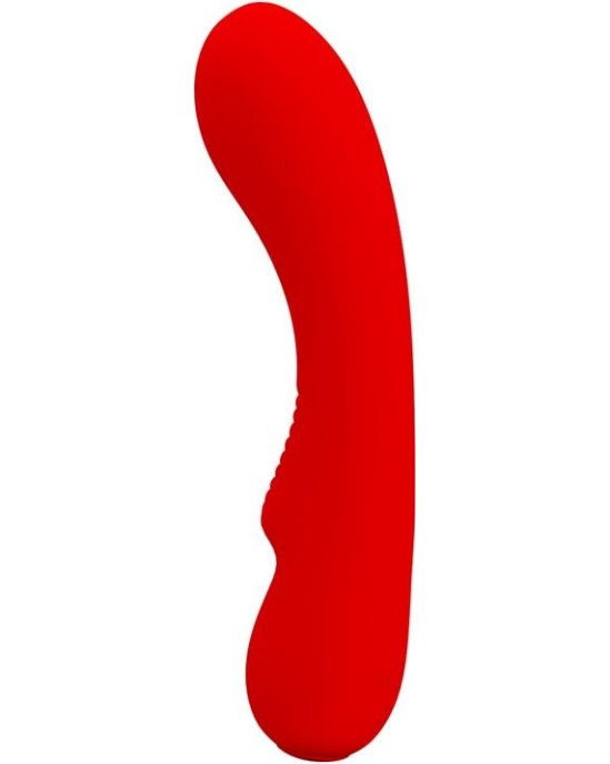Prettylove Prescott Vibrator USB Silicone Red