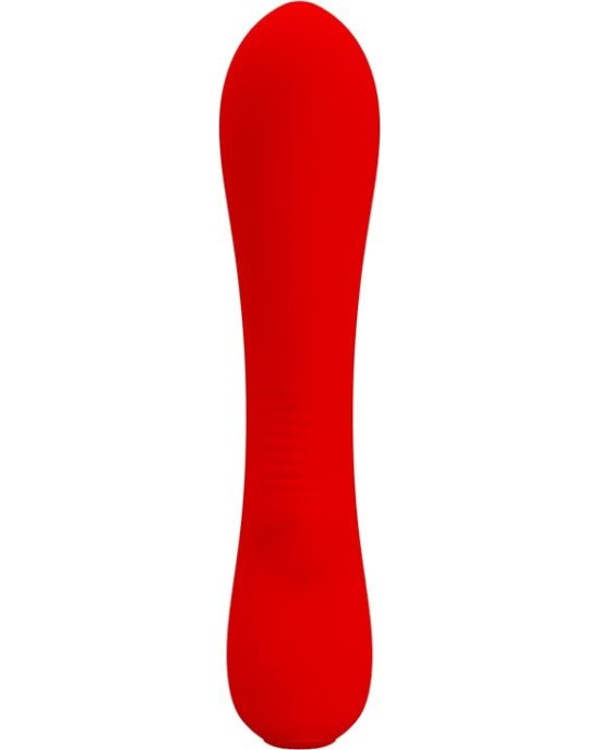 Prettylove Prescott Vibrator USB Silicone Red