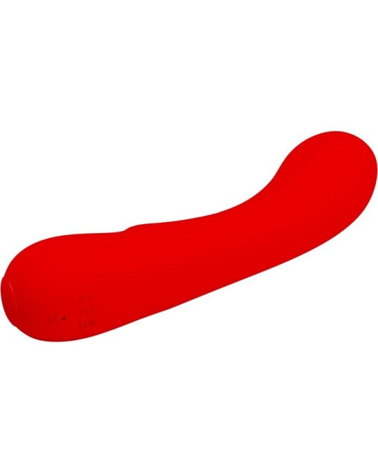 Prettylove Prescott Vibrator USB Silicone Red