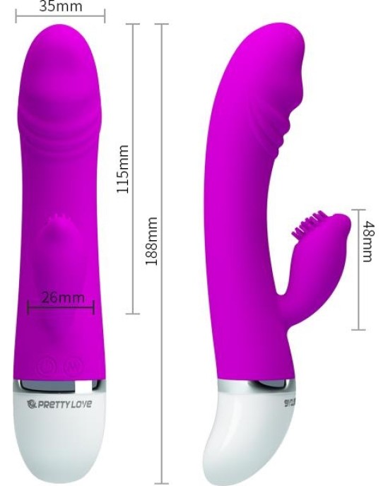 Prettylove Vibrador David Color P?rpura