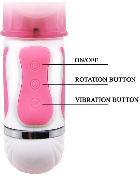 King Cock Loceklis 15.24 cm vibrējošs STIFFY - miesas krāsas