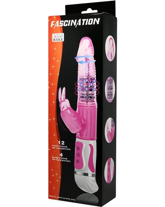 King Cock Loceklis 15.24 cm vibrējošs STIFFY - miesas krāsas