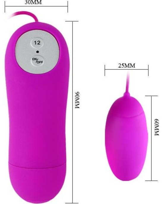 OHMAMA - Teksturēta Vibroola ar pulti 10 REŽĪMI dzeltena