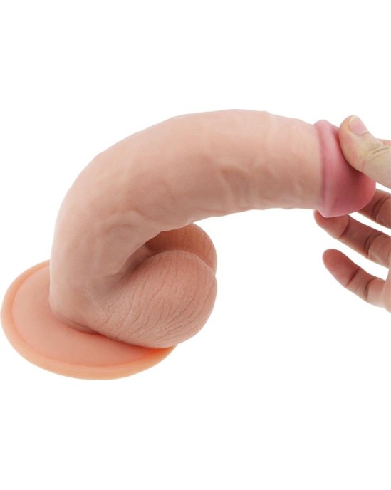 Basecock Reālistisks vibrators ar sēkliniekiem un pulti 19,5cm