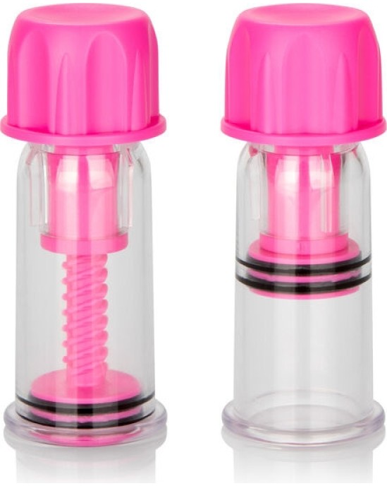Calexotics VACCUM TWIST PINK NIPPLE SUCTION CUP