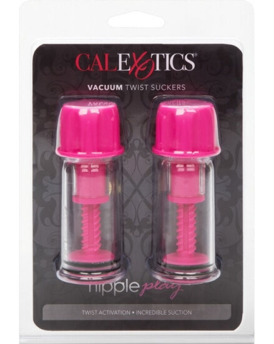 Calexotics VACCUM TWIST PINK NIPPLE SUCTION CUP