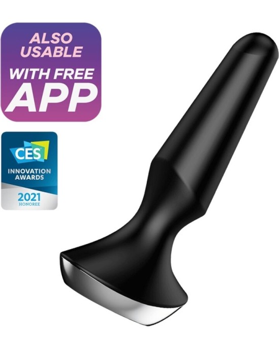 Satisfyer Connect SATISFYER - PLUG ILICIOUS 2 PLUG VIBRATOR BLACK