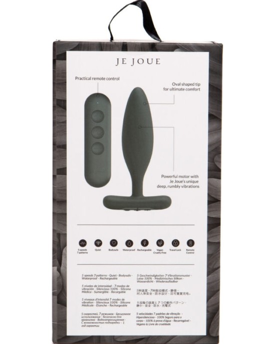 Je Joue VESTA ANAL PLUG VIBRATOR BLACK
