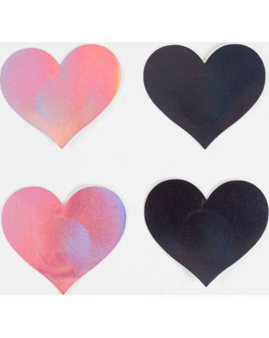 Secretplay 100% Fetish SECRET PLAY - WOW BOOBS! HEART NIPPLE COVERS