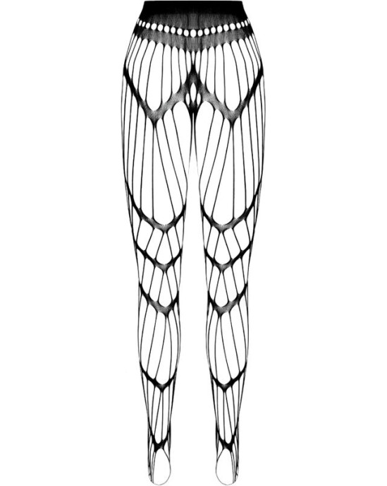 Passion Woman Garter & Stock PASSION - ECO COLLECTION BODYSTOCKING ECO S006 BLACK