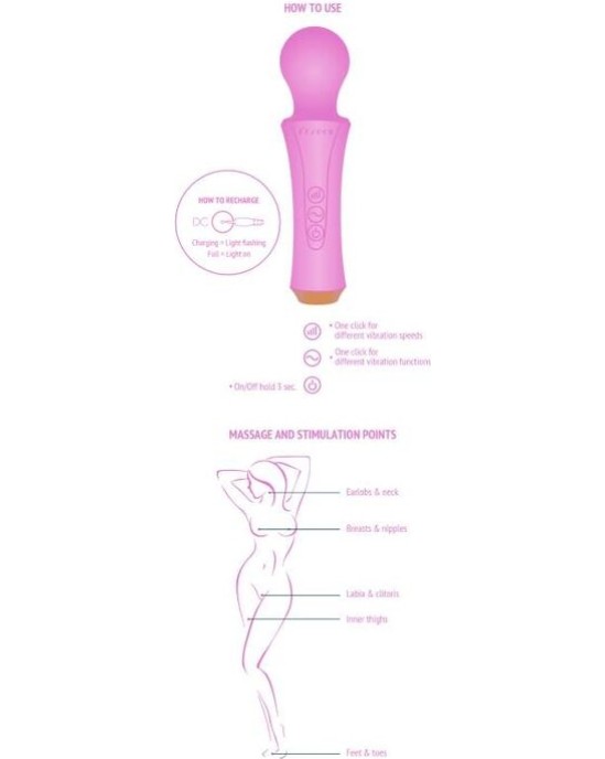 Xocoon THE PERSONAL WAND FUCHSIA