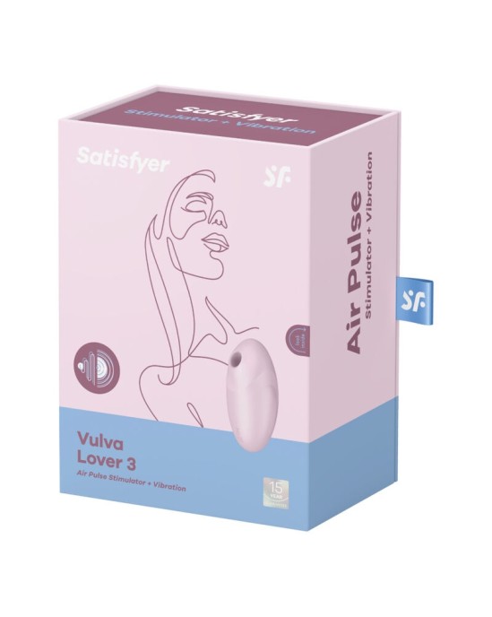 Satisfyer Gaisa plūsmas vibrators — rozā