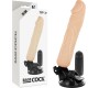 Basecock Reālistisks vibrators ar pulti 20 CM