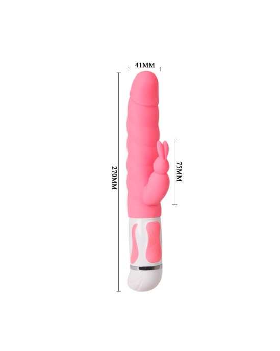 Pretty Love Smart Vibrators ar klitora stimulātoru - rozā