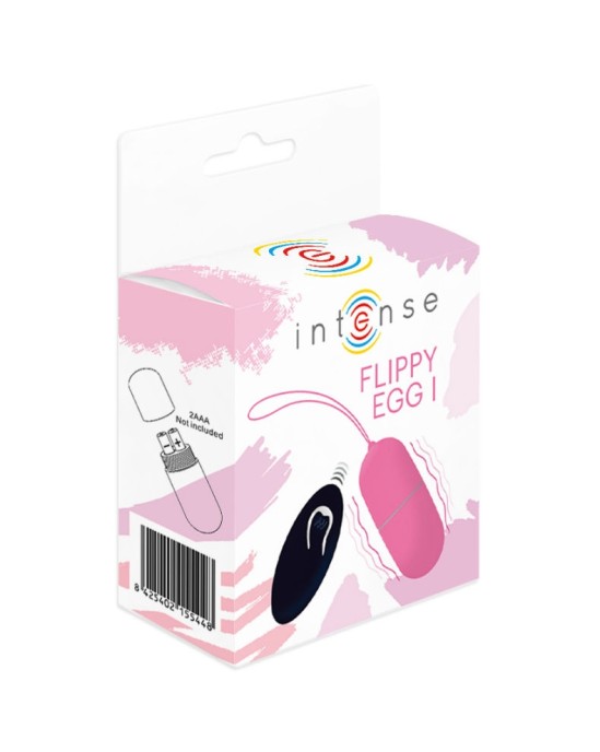 Intense Couples Toys INTENSE FLIPPY I VIBRATING EGG WITH REMOTE CONTROL rozā