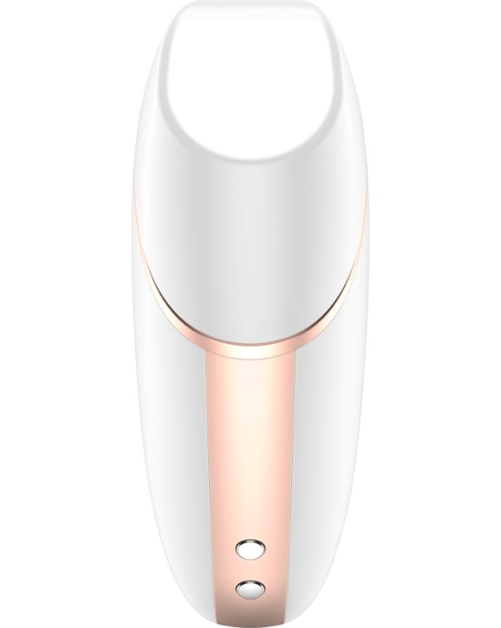 Satisfyer Connect Gaisa plūsmas stimulātors BALTS