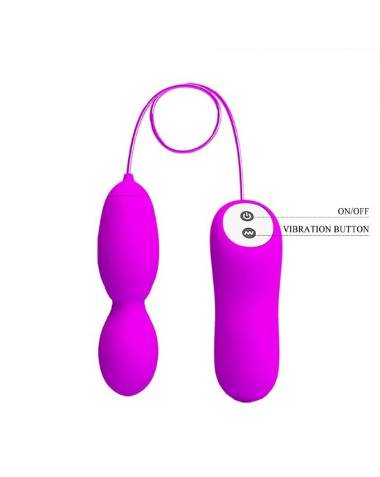 Pretty Love Flirtation PRETTY LOVE - VEGA ROTATION AND VIBRATION MASSAGER WITH 12 FUNCTIONS FUCHSIA