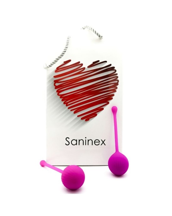 Saninex Sextoys Stimulējošas bumbiņas lillā