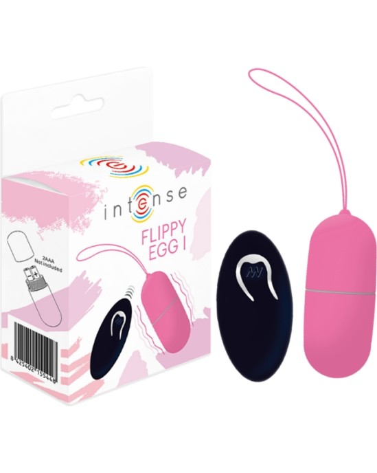 Intense Couples Toys INTENSE FLIPPY I VIBRATING EGG WITH REMOTE CONTROL rozā