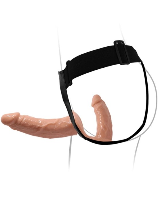 Baile Harness Collection Strap-on biksītes ar dubulto Dildo