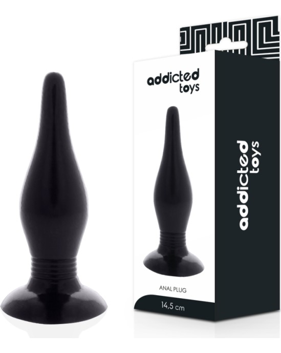 Addicted Toys ANAL PLUG 14.5CM melns