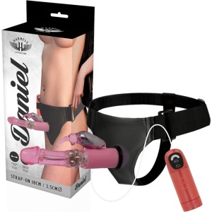 Harness Attraction Strap-on biksītes ar vibratoru un rotācijas fonkciju 18 X 3,5 CM