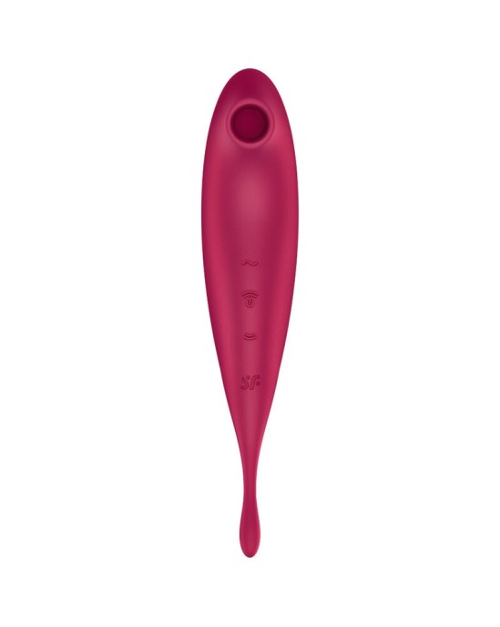 Satisfyer Stimulējošs vibrators — sarkans