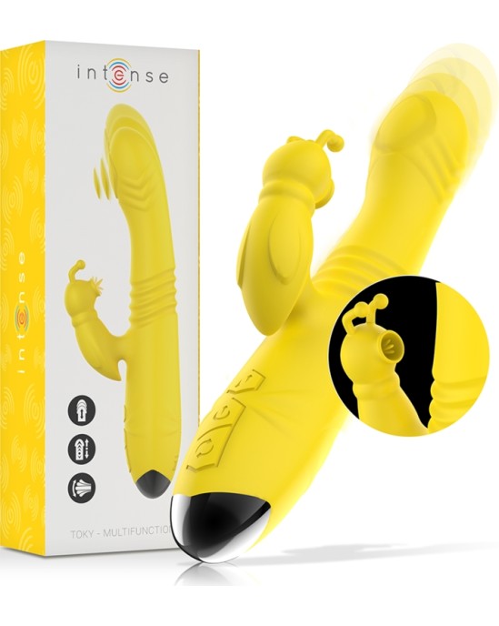 Intense Fun — Daudzfunkcionāls vibrators dzeltens