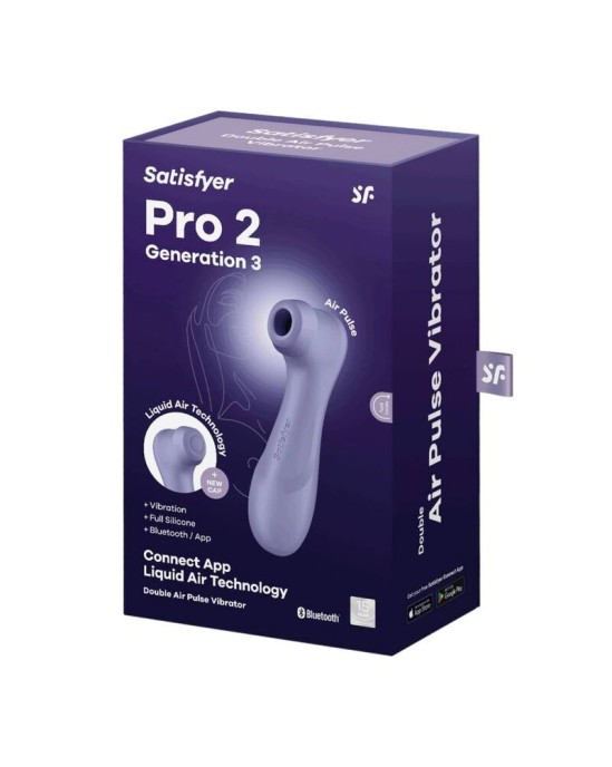 Satisfyer Connect SATISFYER PRO 2 ПОКОЛЕНИЕ 3 — СИРЕНЕВЫЙ BLUETOOTH И ПРИЛОЖЕНИЕ