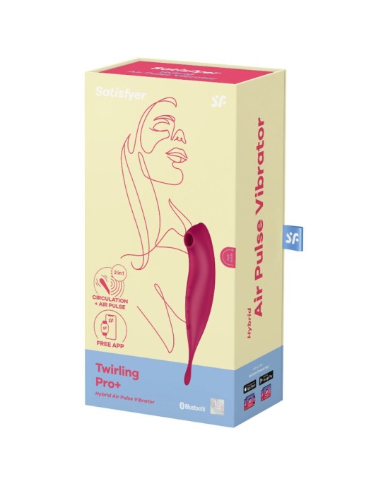 Satisfyer Stimulējošs vibrators — sarkans