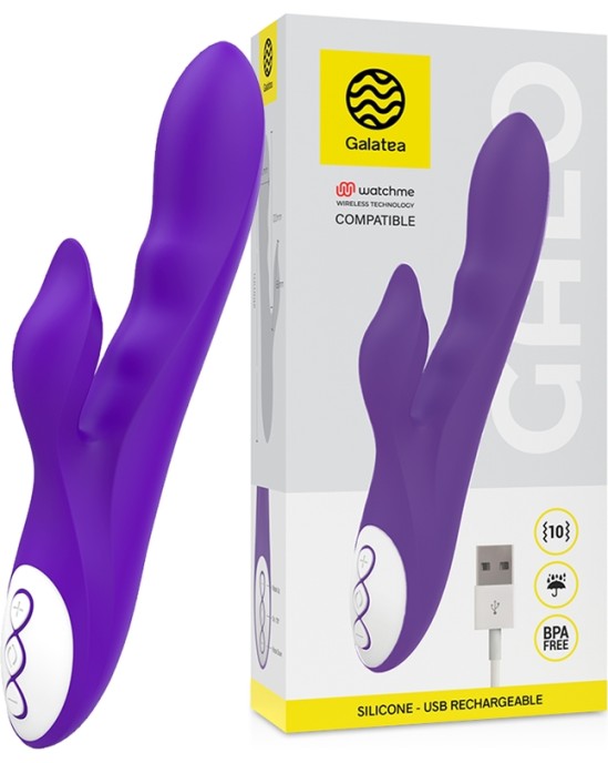 Galatea GALO LILAC VIBRATOR COMPATIBLE WITH WATCHME WIRELESS TECHNOLOGY