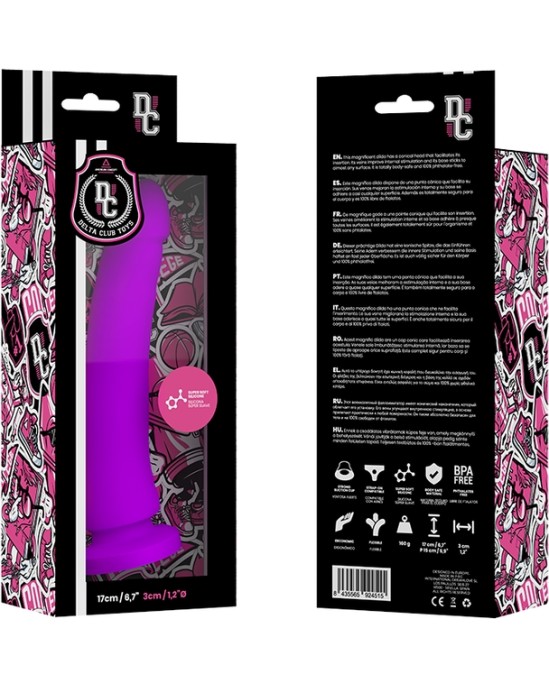 Deltaclub DELTA CLUB - TOYS LILAC DILDO MEDICAL SILICONE 17 X 3 CM