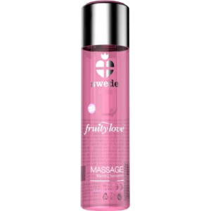 Swede MASĀŽAS EĻĻA DZIRKOJOŠAIS ZEMEŅU VĪNS 120 ml FRUITY LOVE WARMING EFECT