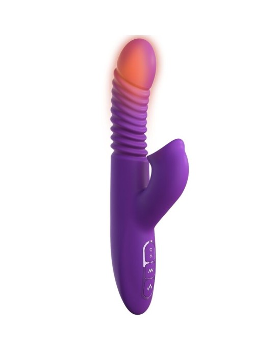 Fantasy For Her CLITORIS STIMULATOR WITH HEAT OSCILLATION AND VIBRATION FUNCTION VIOLET