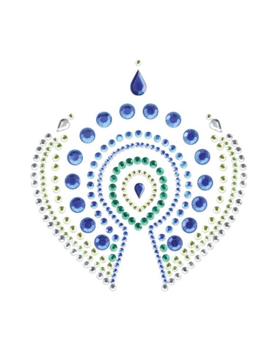 Bijoux Jewelry BIJOUX INDISCRETS FLAMBOYANT BLUE&GREEN