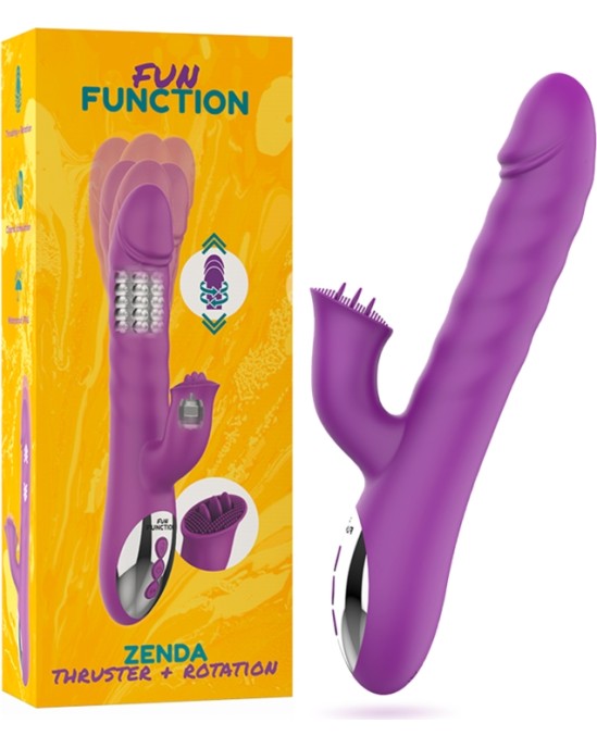 Fun Function Vibrators ar klitora stimulātoru