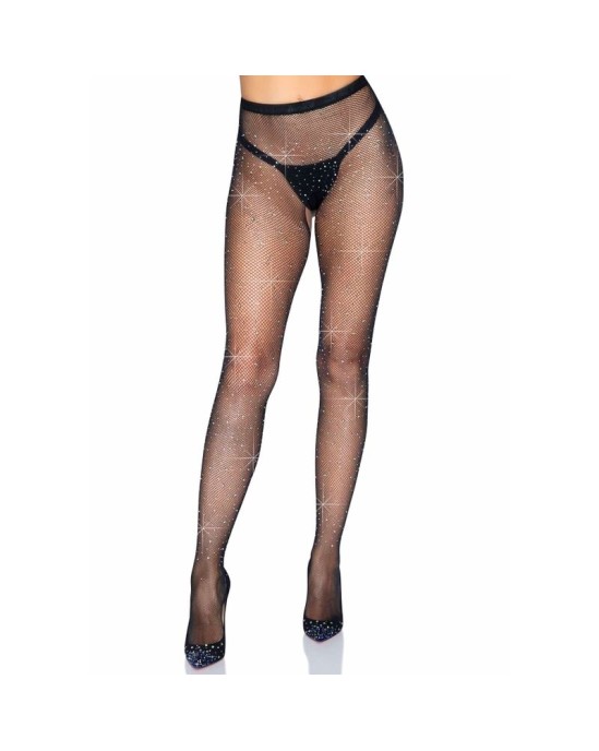 Leg Avenue Hosiery LEG AVENUE FISHNET CROTHLESS TIGHTS