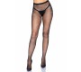 Leg Avenue Hosiery LEG AVENUE FISHNET CROTHLESS TIGHTS