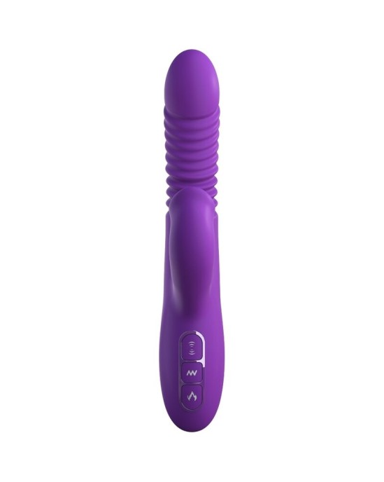 Fantasy For Her CLITORIS STIMULATOR WITH HEAT OSCILLATION AND VIBRATION FUNCTION VIOLET