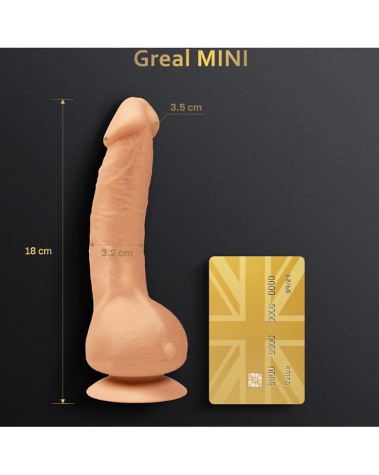 G-Vibe GVIBE - GREAL MINI DILDO SILICONE VIBRATOR FLESH