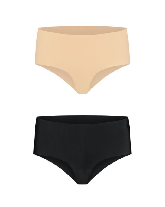 Bye Bra - Underwear BYE BRA INVISIBLE HIGH BRIEF 2 PACK S