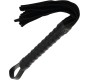 Darkness Sensations DARKNESS - BLACK BONDAGE WHIP WITH LEATHER HANDLE