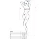 Passion Woman Bodystockings PASSION WOMAN BS026 BLACK DRESS STYLE BODYSTOCKING ONE SIZE