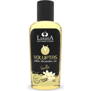 Intimateline Luxuria LUXURIA VOLUPTAS PĀRTIKAS MASĀŽAS GELS SILDOŠS EFEKTS - VANIĻA 100 ML