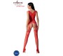 Passion Woman Bodystockings PASSION - BS099 RED BODYSTOCKING ONE SIZE