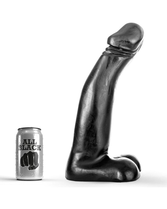 All Black REĀLISTS BLACK FISTING DILDO 29 CM