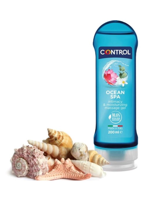 Control Lubes CONTROL - 2EN1 MASSAGE & PLEASURE MEDITERRANEAN SEA 200ML