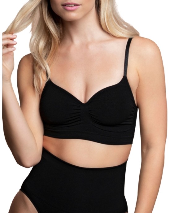 Bye Bra - Bras BYE BRA SEAMLESS BRA MEDIUM CONTROL- BLACK M