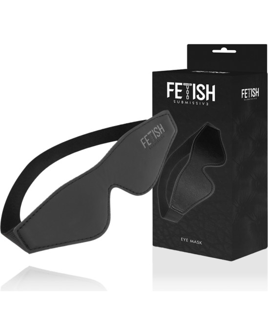 Fetish Submissive Bondage FETISH SUBMISSIVE — VEGĀNU ĀDAS MASKA AR NOPRĒNA ODERI