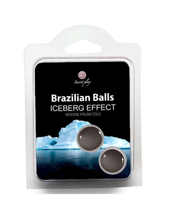 Secretplay Cosmetic SECRET PLAY SET 2 BRAZILIAN BALLS ICEBERG EFFECT